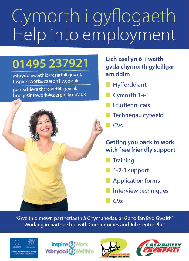 Help into employment / Cymorth i gyflogaeth